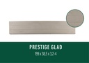 Plaque béton PRESTIGE LISSE Droite NATUREL 199/38,5cm (B)