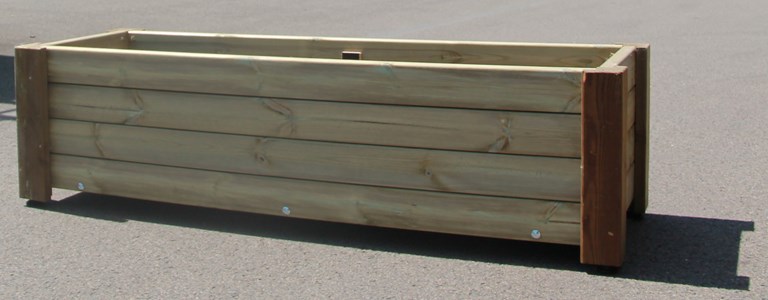 Bac à fleur "LOGGIA" 153 x 50 x 40cm sans treillis