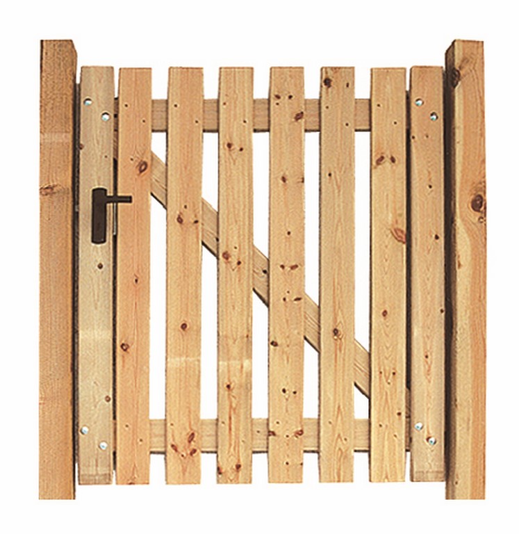 Portillon "BRETAGNE" ajouré 120x100cm (HxL) (Poussant Droit)