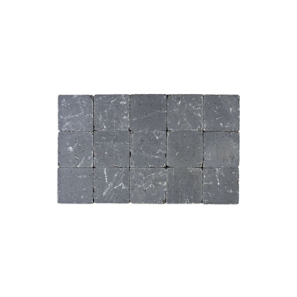 Pavé Coeck Beton 15x15x4 cm Gris-Souris Tambouriné (€/m²)