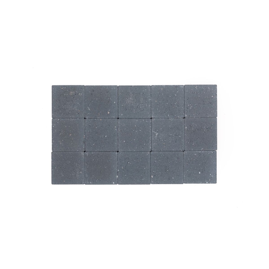 Pavé Coeck Beton 15x15x6 cm Pierre Bleue Non Tambouriné avec chanfrains (€/m²)