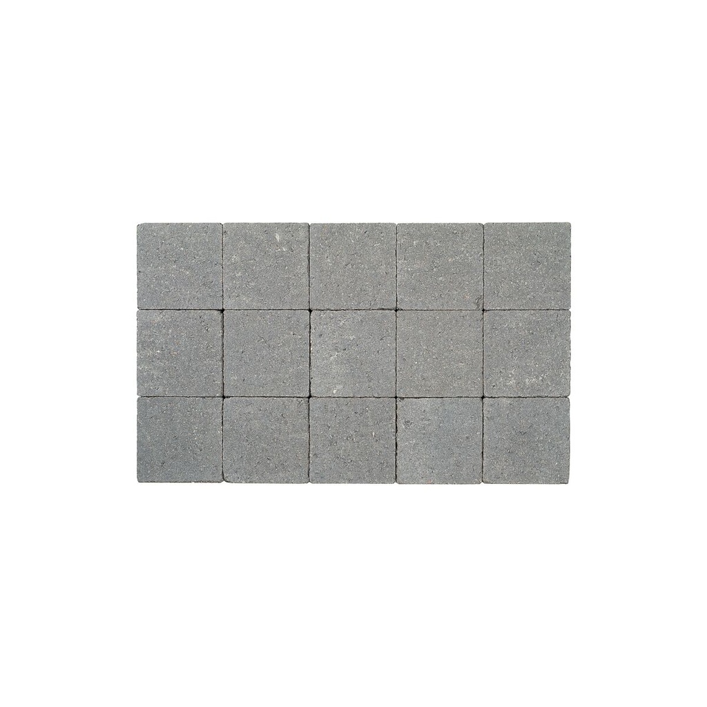 [pavcoeinlin15156grisou] Pavé In-Line Tambouriné 15x15x6 cm Gris-Souris (€/m²)
