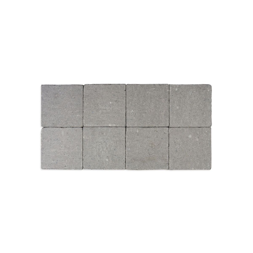 Pavé Coeck In-Line Tambouriné 20x20x6 cm Gris (€/m²)
