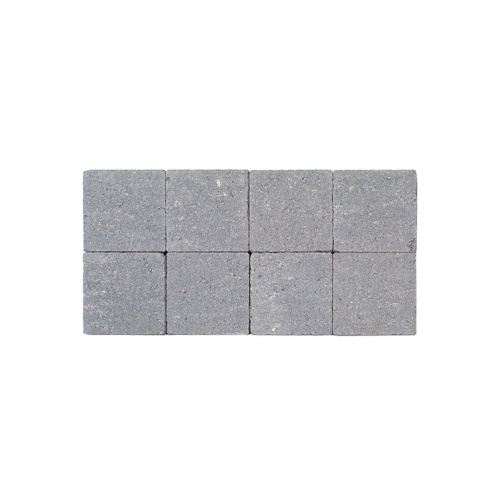 [pavcoeinlin20206grisou] Pavé Coeck In-Line Tambouriné 20x20x6 cm Gris-Souris (€/m²)