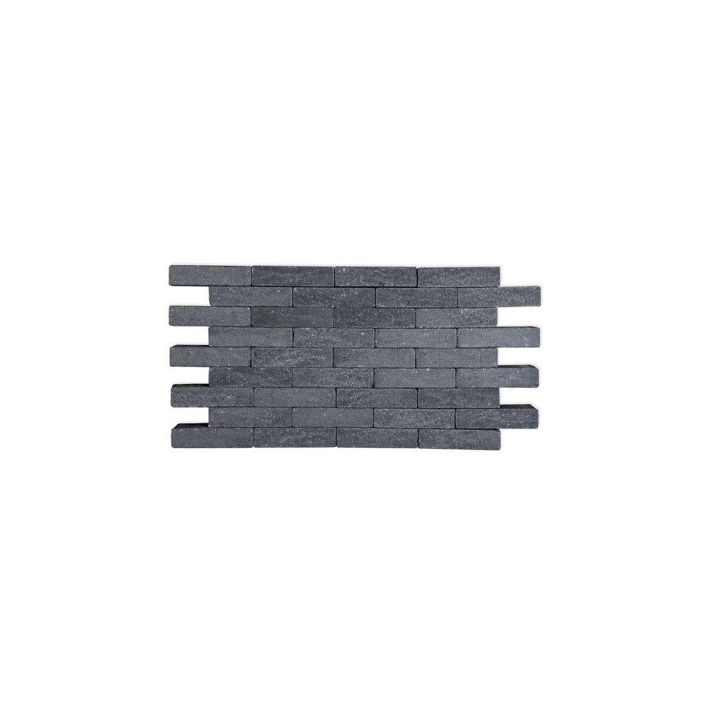 Pavé Coeck In-Line Tambouriné Waal 20x5x6 Noir (€/m²)