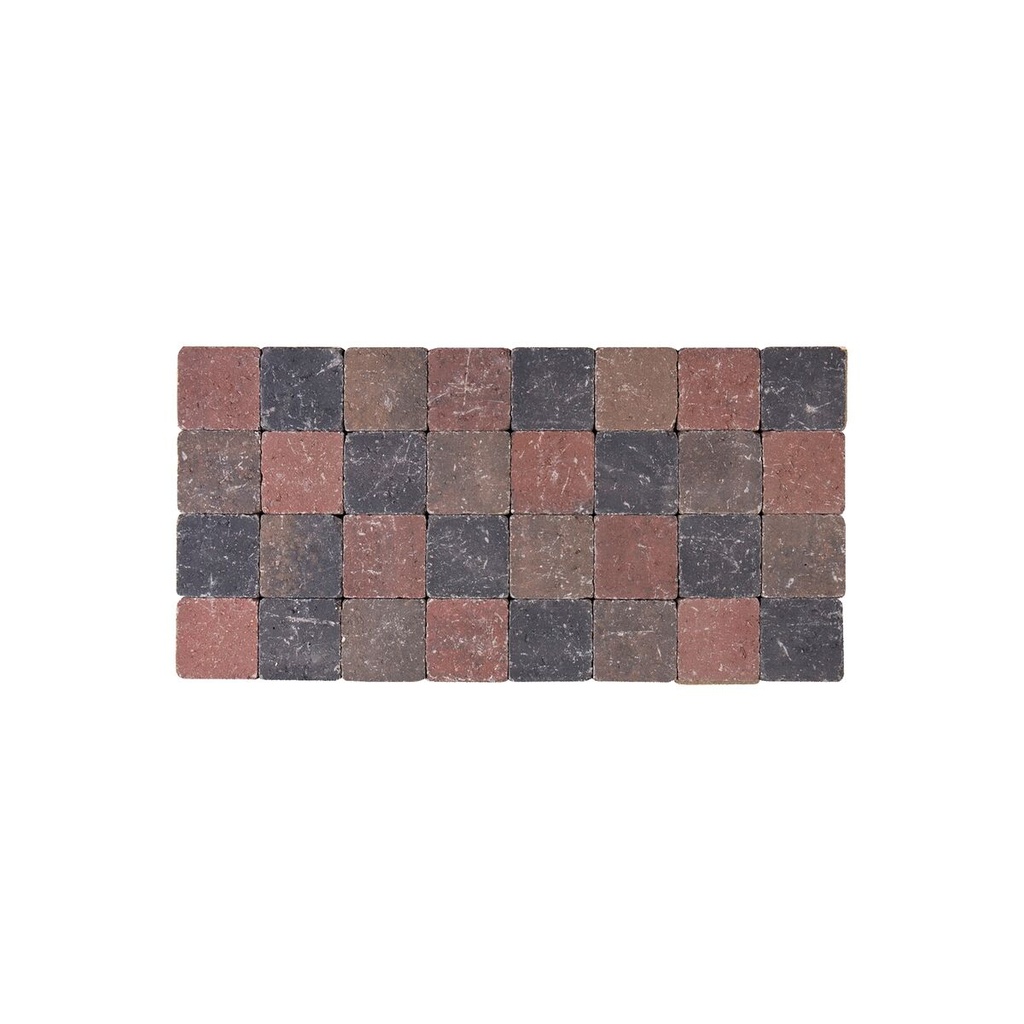 Pavé Coeck Tambouriné 10x10x6 cm Automne (€/m²)