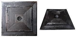 [taq60fonsf] Taque Fonte Simple Fond 60x60 cm  