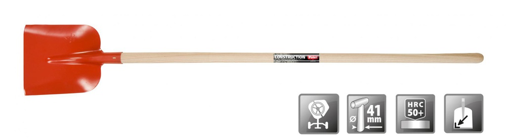 PELLE À BÉTON PROF.NR2 M/ST 1.3M