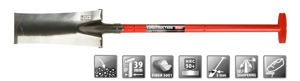 BECHE PROF. Terre 380/140/3 2PP MA-T FIB.85CM