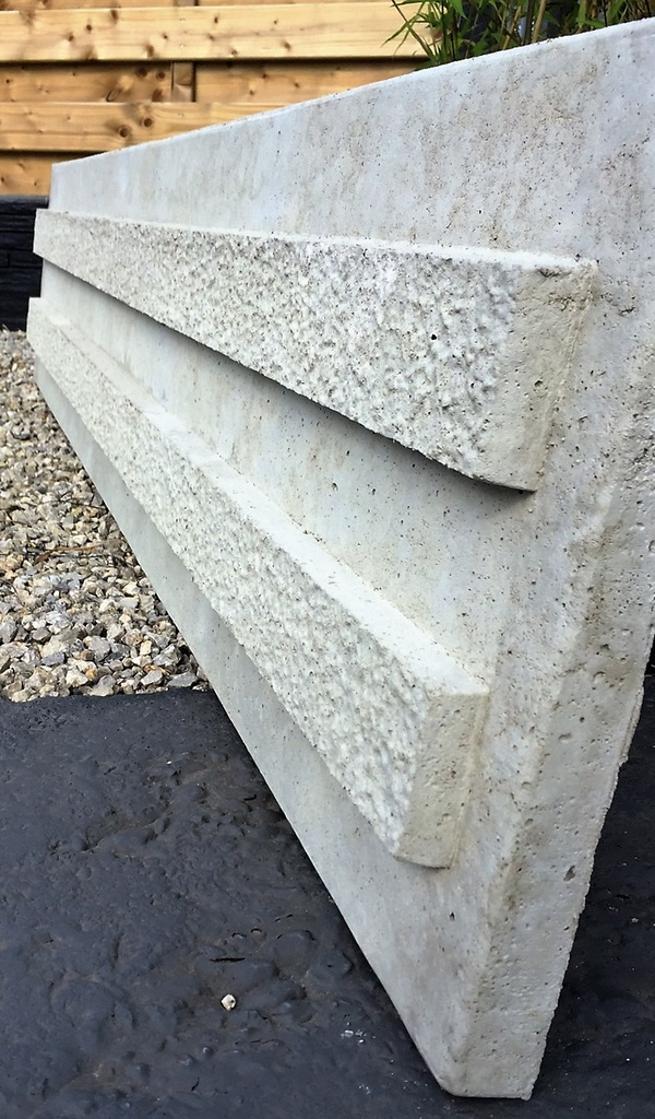 Plaque droite Beton RENFORCEE 200x40cm SF