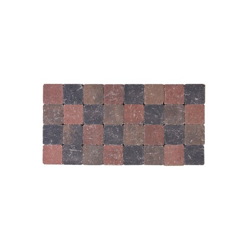 [pavcoe10106auttam] Pavé Coeck Tambouriné 10x10x6 cm Automne (€/m²)