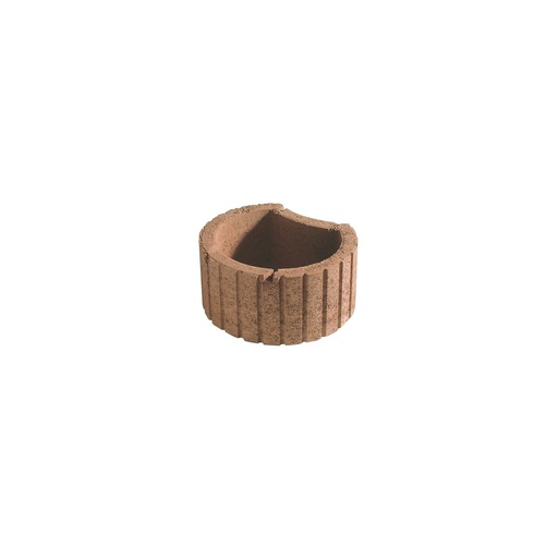 [bacfleminbru] Bac à fleurs Béton mini brun 35/25/20 cm