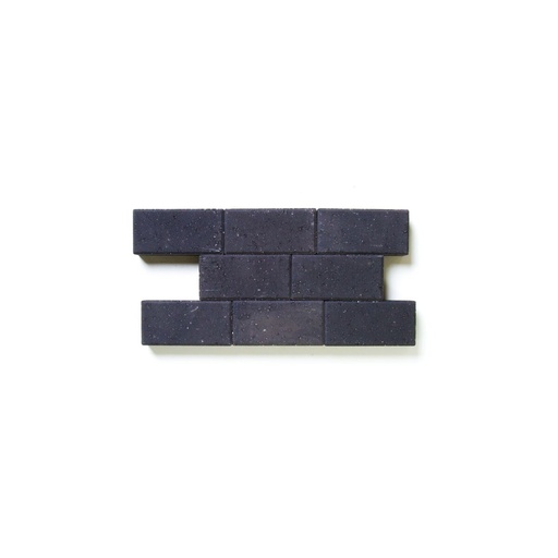 [pav221110noi] PAVE EN BETON 22X11X10 NOIR CHANFR 2/2 EMPILAGE ROLLMOPS *BENOR*
